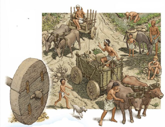 Se inventa la rueda en Mesopotamia