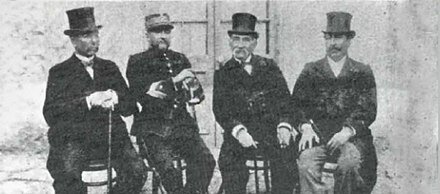 Junta de Gobierno Federa Jose M. Pando, Serapio Reyes y Macario Pinilla