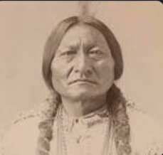 Sitting Bull face’s the U.S military