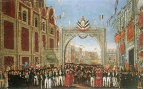 Consumación de la independencia de México.