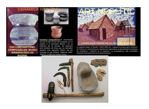Neolítico Herramientas y arte