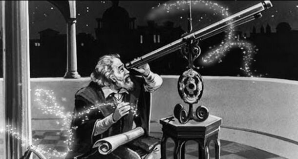 Galileo termina au primera lente astronómica- barroco