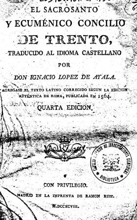 Primera sesión del Concilio de Tremo- Barroco