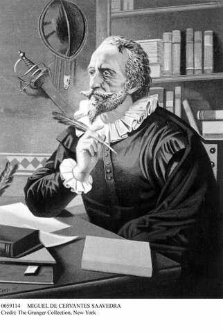 Cervantes escribe el Quijote- Barroco