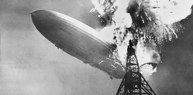 ACCIDENT DIRIGIBLE HINDENBURG
