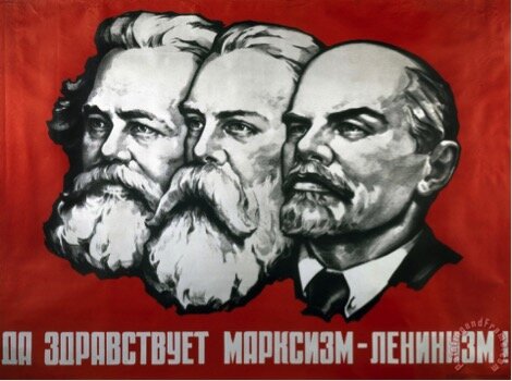 Revolución marxista soviética en Rusia.