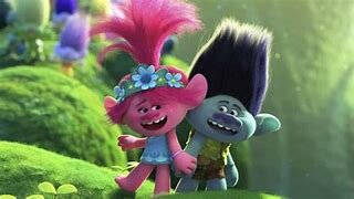 The trolls all get ready for a new day and sing a song about trolls.