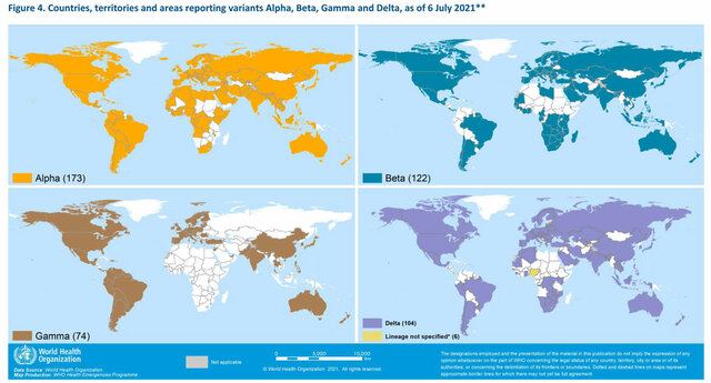 Delta Now the Dominant Variant