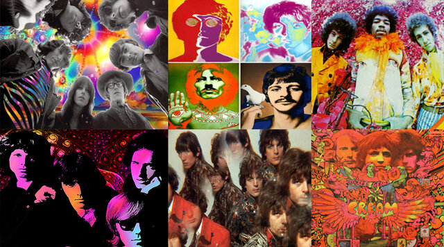Se populariza la Música Psicodélica