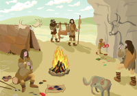 Paleolítico (pongo esta fecha porque no deja poner 2.5 millones, que seria la fecha real)