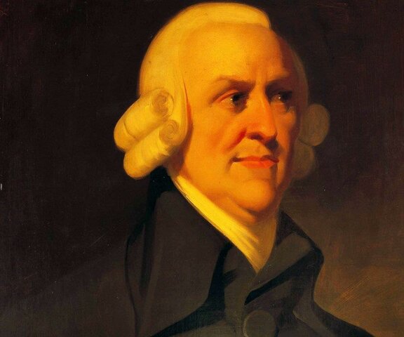 Aparición del liberalismo económico por Adam Smith