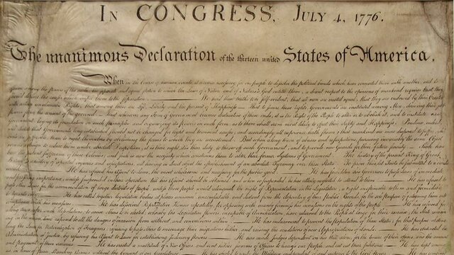Declaración de Independencia de los EEUU