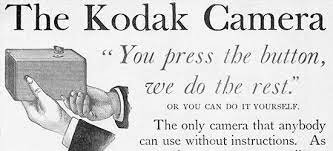 Primera Cámara Kodak con pelicula