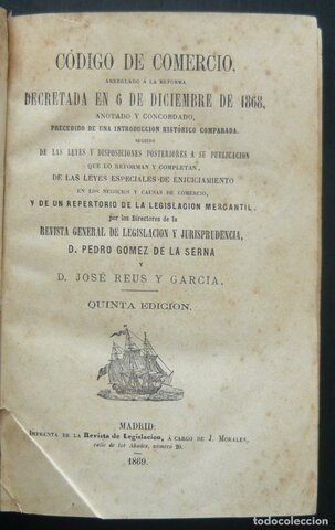 Se produce la reforma del Código de Comercio