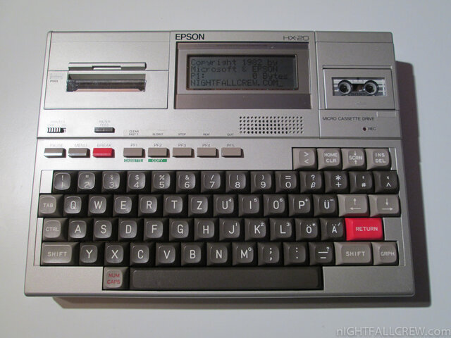 Epson HX-20 de Yukio Yokozawa