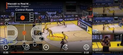 Retransmision de baloncesto.