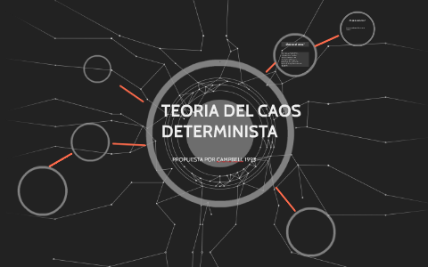 Teoría del caos determinista (Cambell).