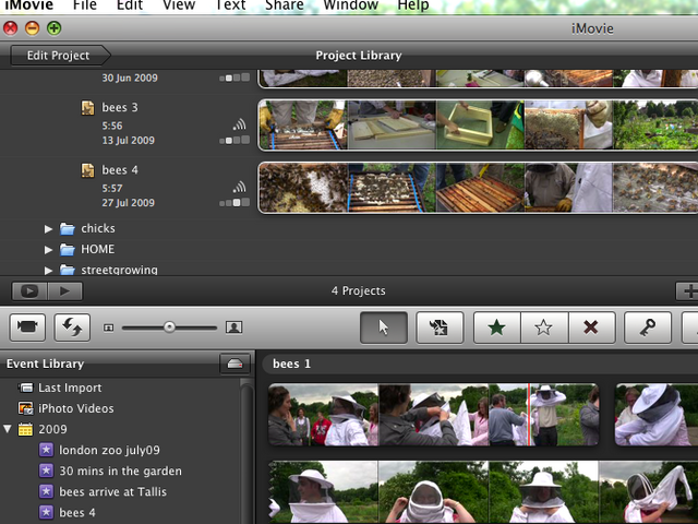 iMovie : i edited my first movie and realised how easy apple have made the process since i last tried on quicktime