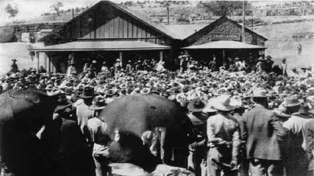 Huelga de mineros en Cananea