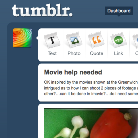 Tumblr:i created a Tumblr blog to bring together feeds from twitter for all my accounts as well as link up my website blog