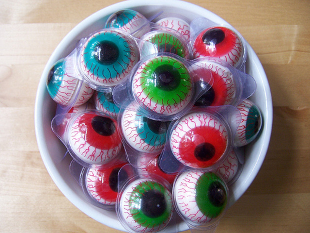 eyeballs for halloween?