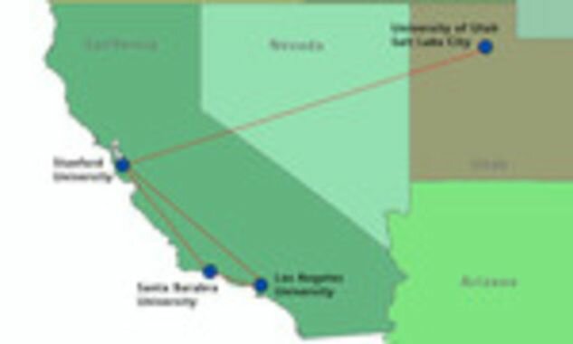 Massachusetts connected to California