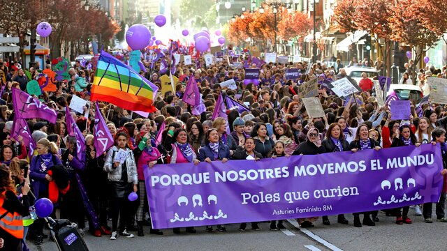 Se celebra el 8M, sin restricciones