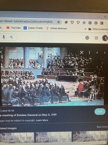 Meeting with General Estates, May 5, 1789