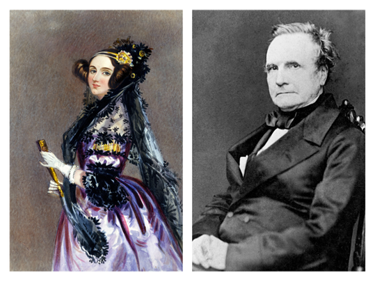 CHARLES BABBAGE Y ADA LOVELACE