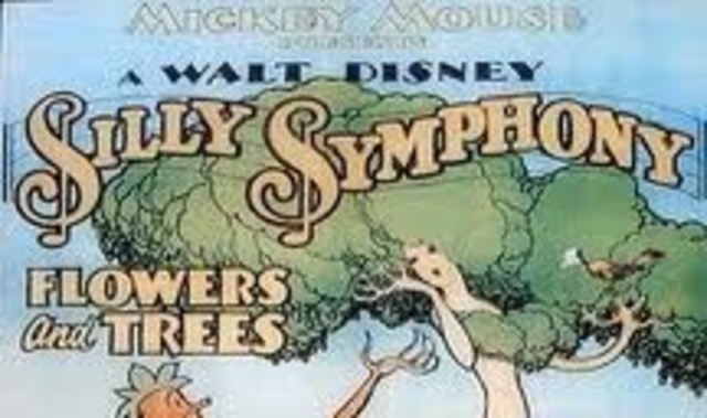 Walt Disney made the first colored cartoon "Silly Symphonies"