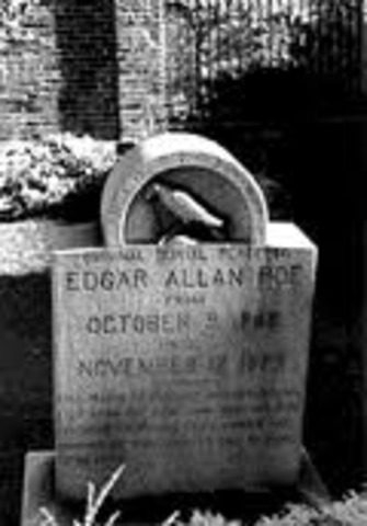 Edgar Allen Poe dies
