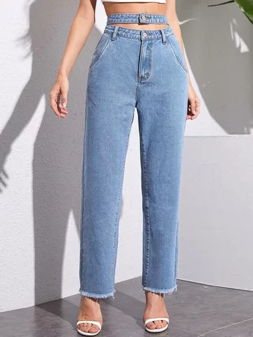 4. HIGH-WAISTED JEANS