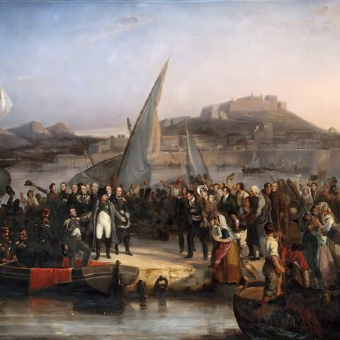 Napoleon escaped from Elba