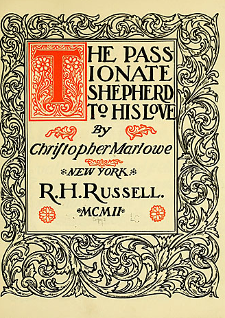 The Passionate Shephered to his Love (poem)