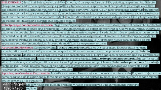 Jean Piaget 1896-1980