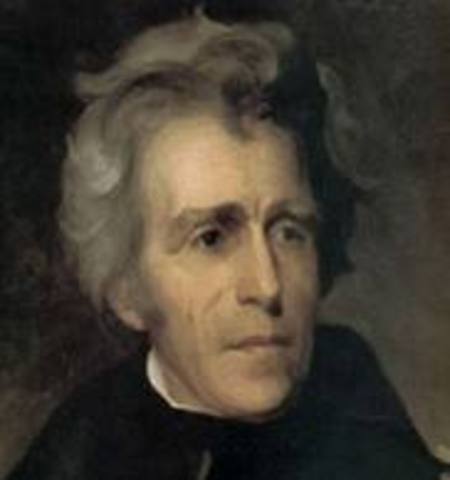 Andrew Jackson is  inaugurated