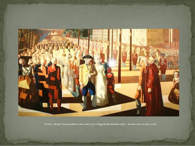 CHEGADA DA FAMÍLIA IMPERIAL AO BRASIL