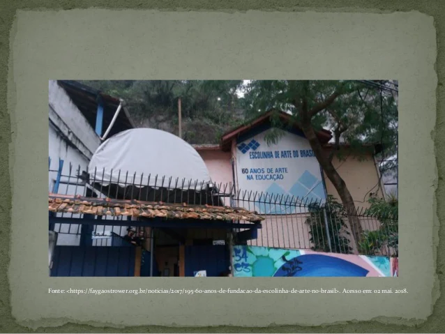 CRIADA A PRIMEIRA ESCOLINHA DE ARTES NO RJ