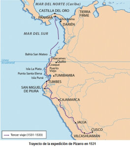 Tercer Viaje - Viaje de la conquista del Tahuantinsuyo
