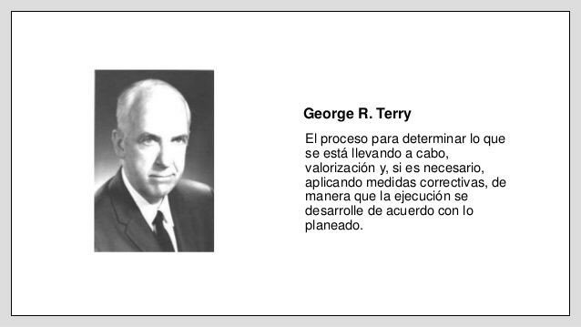 Auditoria evaluativa de George R. Terry, para una empresa.