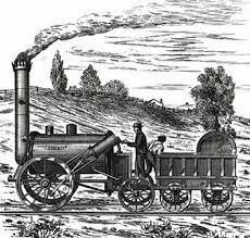 Creation of the first steam locomotive