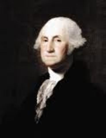 George Washington leaves office