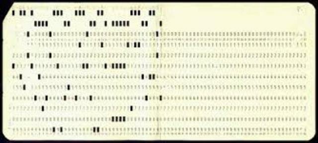 Tarjetas perforadas.