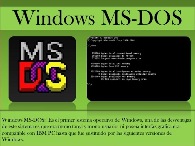 Primer sistema operativo MS-DOS