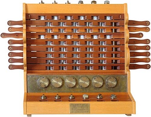 Máquina para calcular de Wilhelm Schickardque