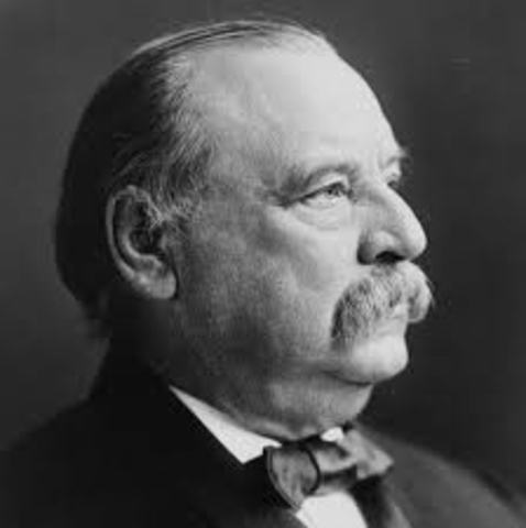 Grover Cleveland, 1885-1889