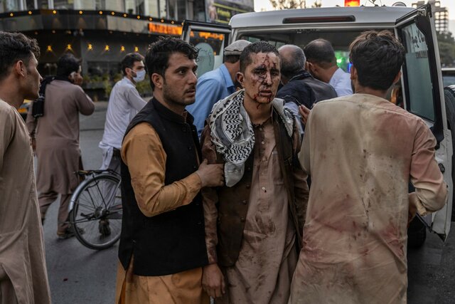 Kabul Airport Suicide Bomb; The Final evacuation of U.S. NATO troops.