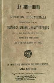 Ley constitutiva de la República de Guatemala