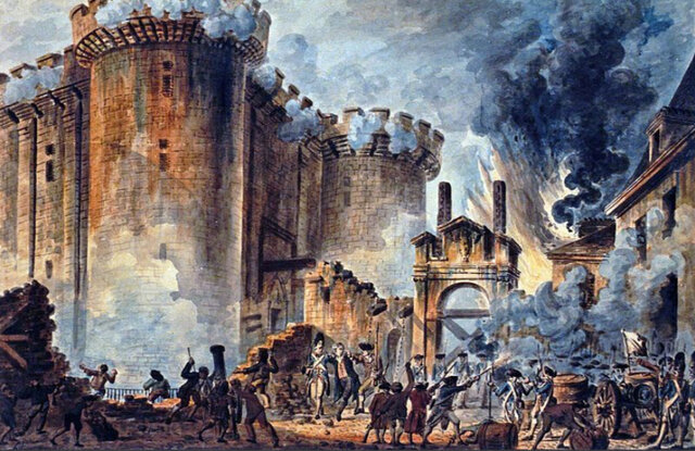 People began attacking the Bastille