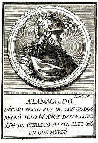 Reino visigodo de Toledo con Atanagildo